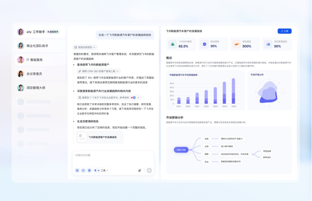飞书开放平台中小企业业务集成